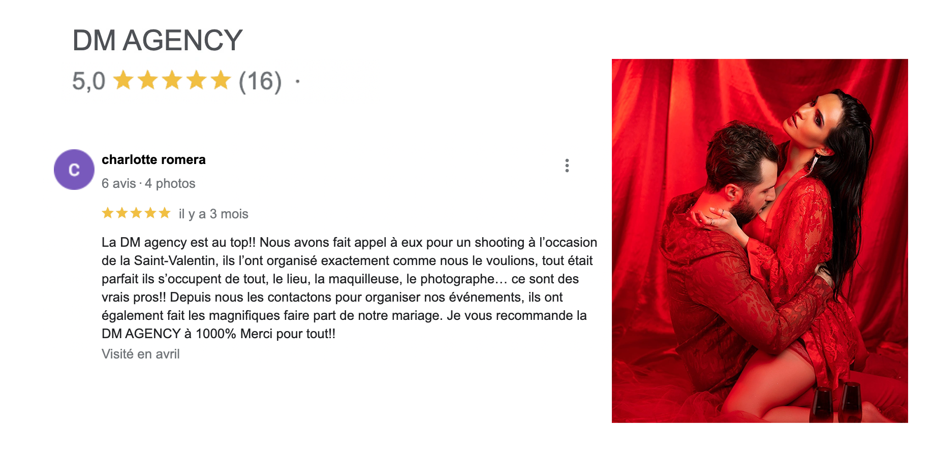 photographe couple studio photo rouge saint valentin